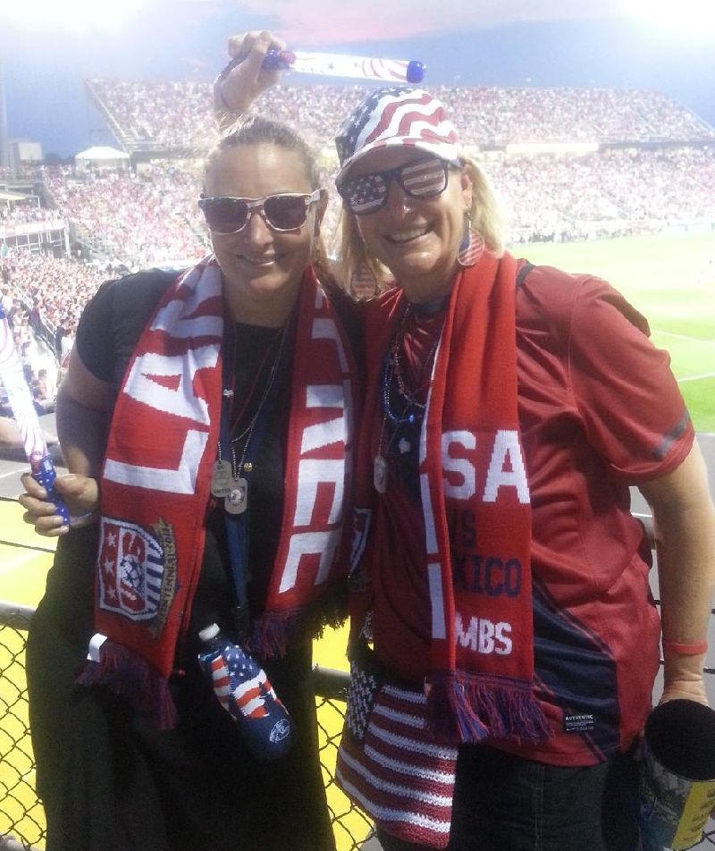 American Outlaw members at World Cup qualifier against Mexico.
